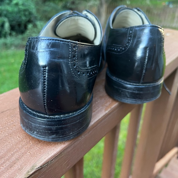 Bostonian Leather Brogue Oxford Dress Shoes Size 11.5 - Picture 3 of 5